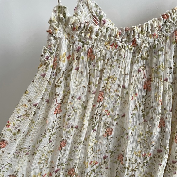 Gypsy05 Sheer Chiffon Floral Tank Small - Picture 2 of 4